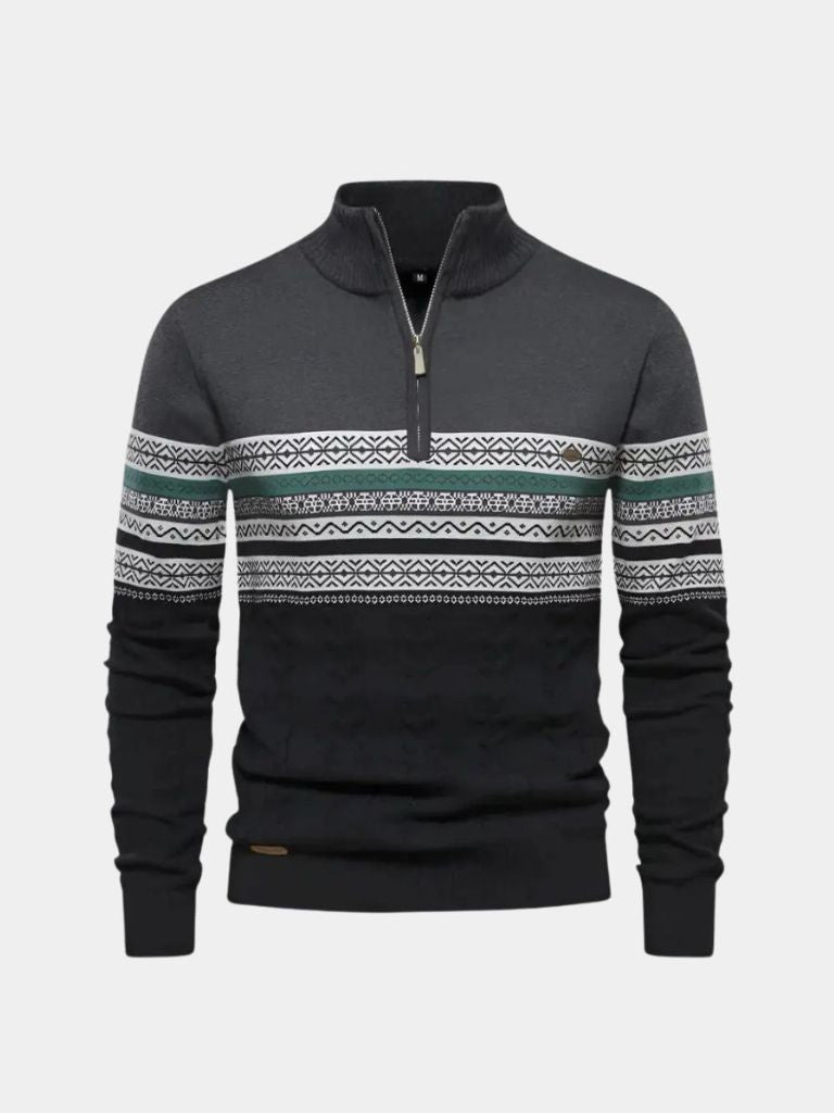 Sweater with Half-Zip