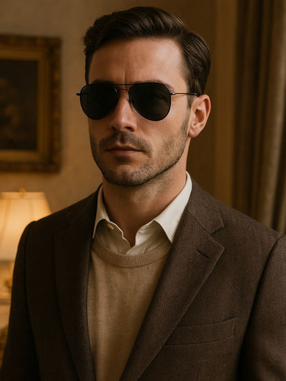 Halo Noir Polarised Sunglasses