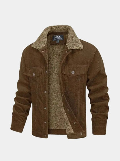 Sherpa Jacket in Velvet Fabric