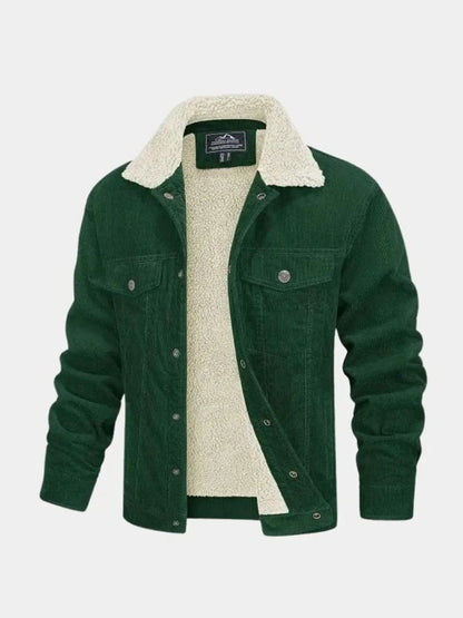 Sherpa Jacket in Velvet Fabric