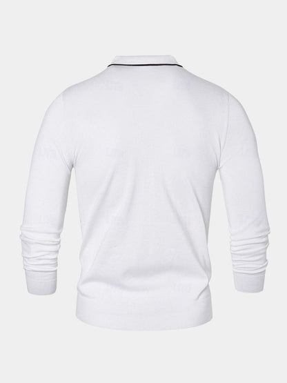 Polo Elite in Ivory with Long Sleeves