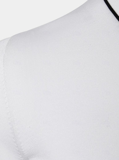 Polo Elite in Ivory with Long Sleeves