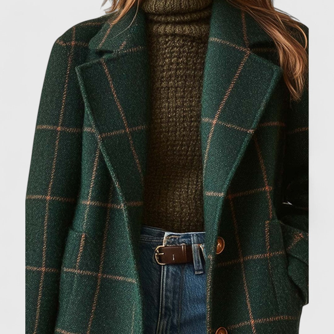 Sue | Classic Check Coat