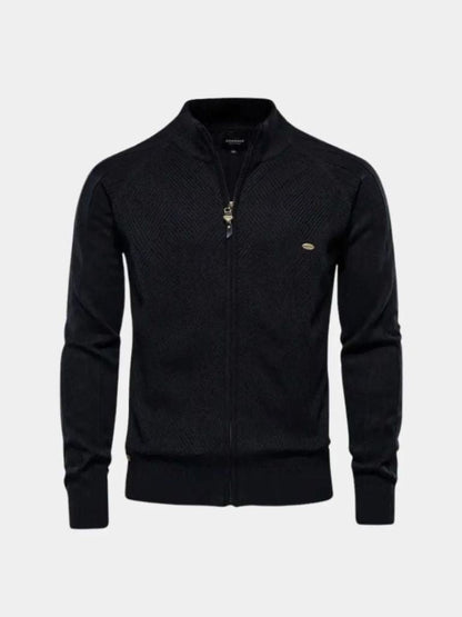Knitted Cardigan with Zip