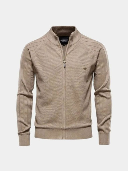 Knitted Cardigan with Zip