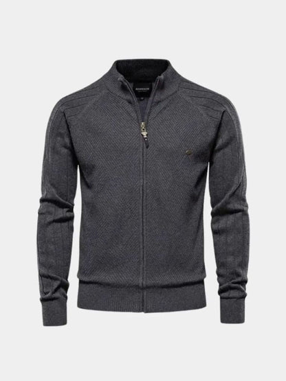 Knitted Cardigan with Zip