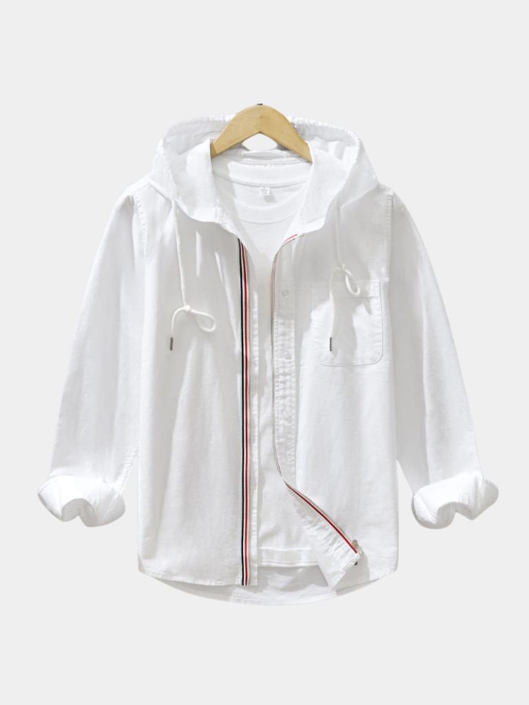 Light Linen Hooded Shirt Covenant