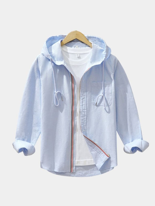 Light Linen Hooded Shirt Covenant