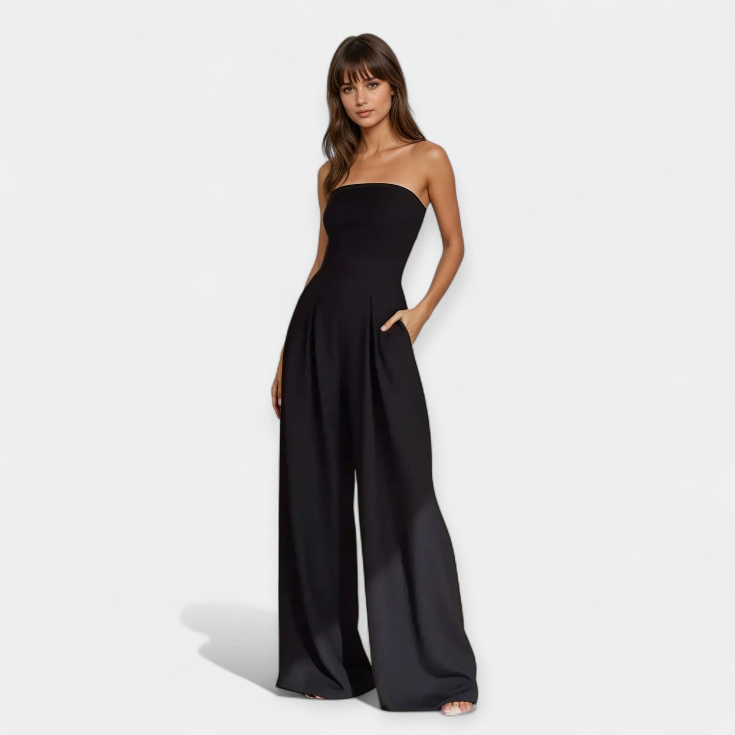 Sleeveless Bustier Jumpsuit