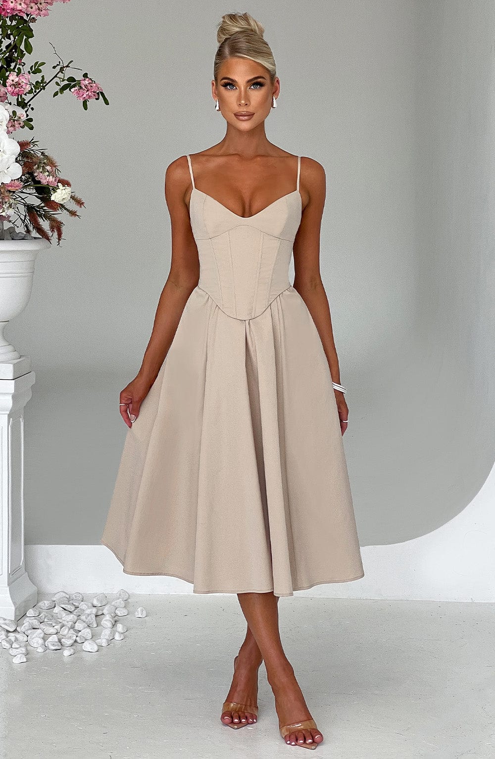 Midi Dress Mariella - Beige