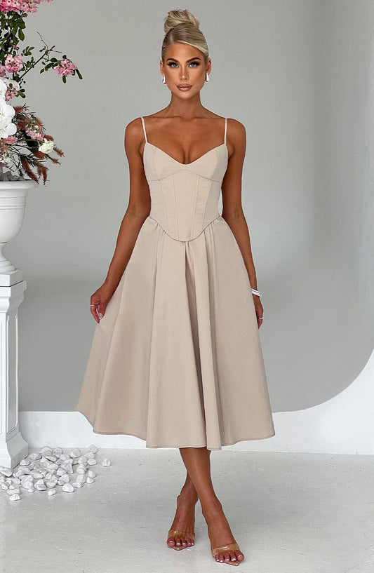 Midi Dress Mariella - Beige