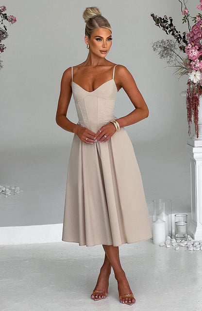 Midi Dress Mariella - Beige