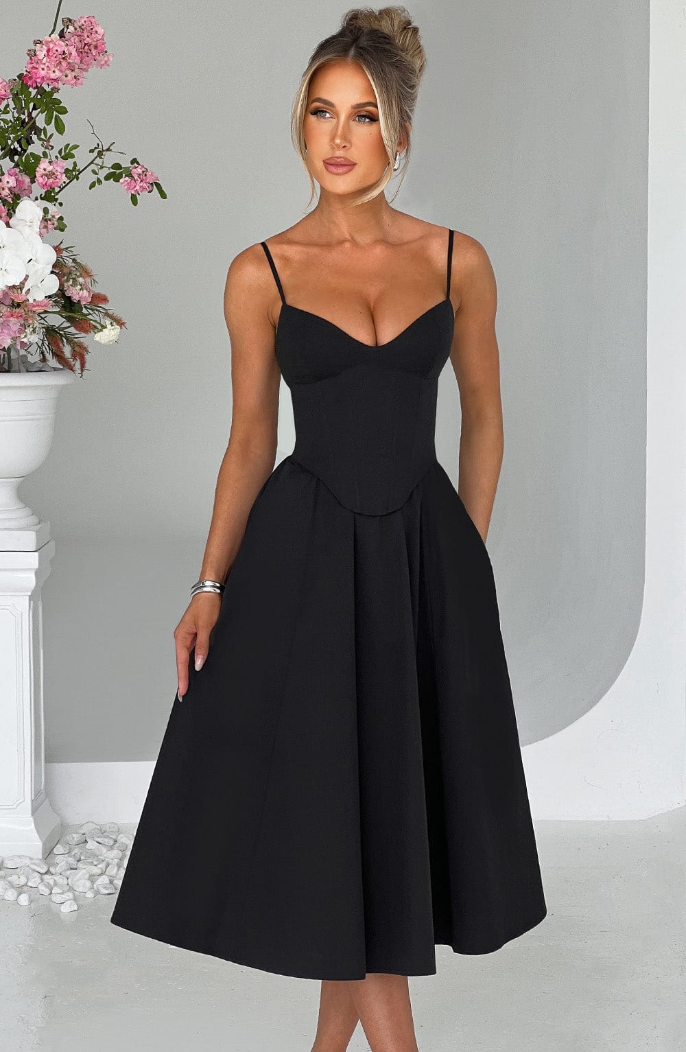 Midi Dress Mariella - Black