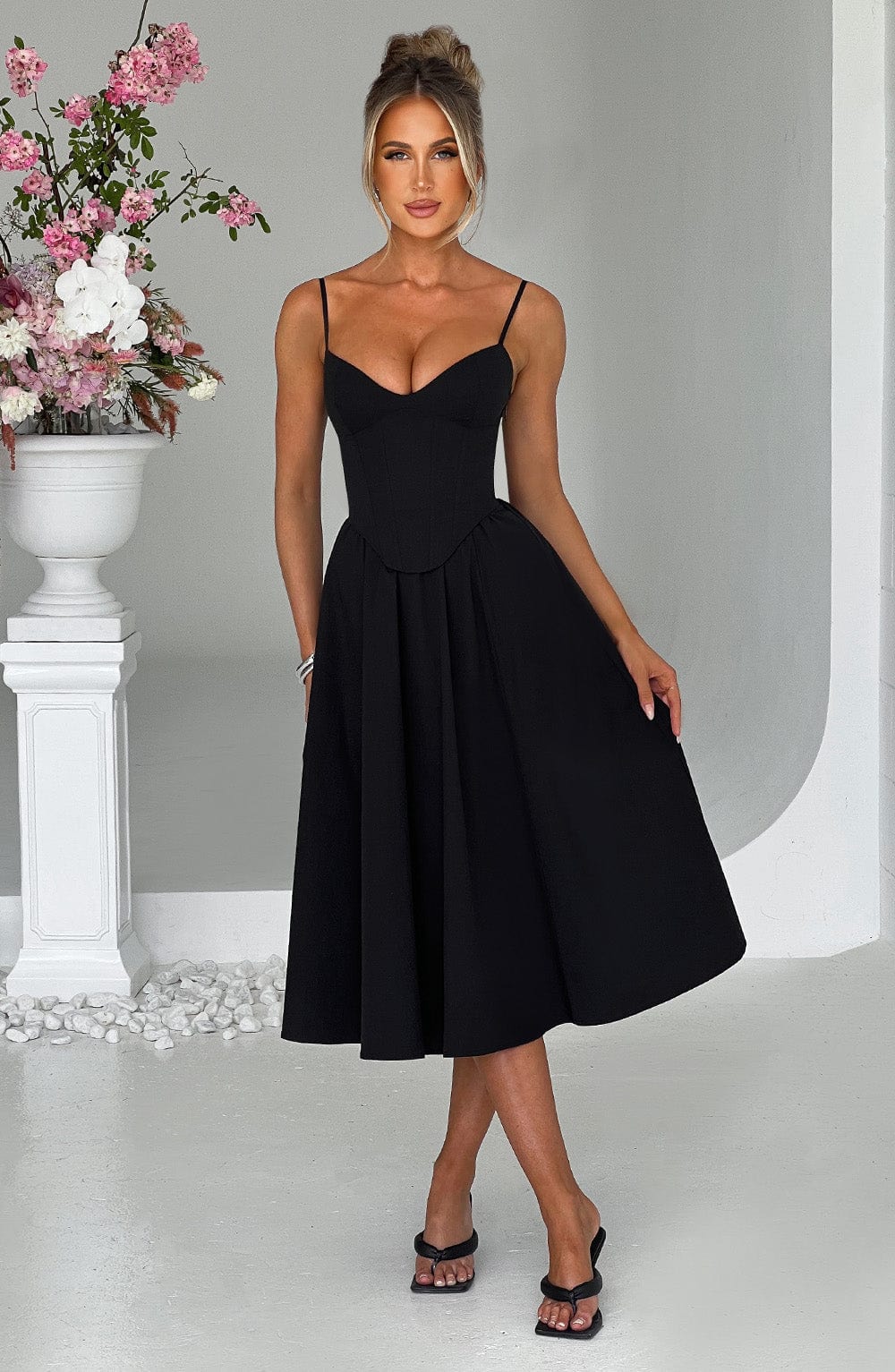 Midi Dress Mariella - Black