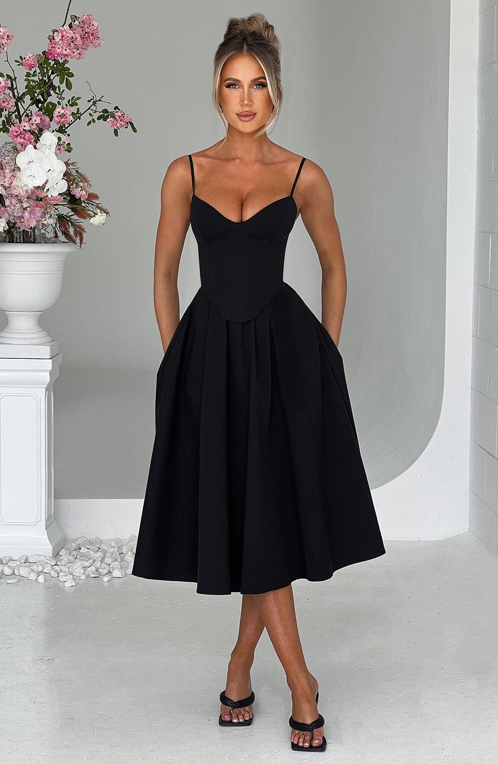 Midi Dress Mariella - Black