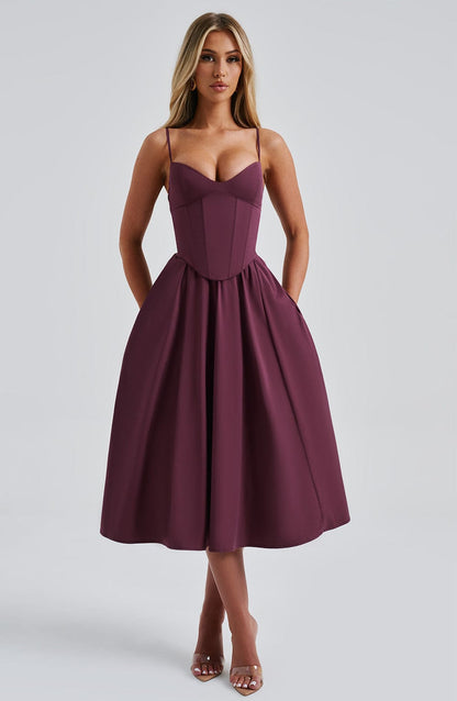 Midi Dress Mariella - Juicy Cherry