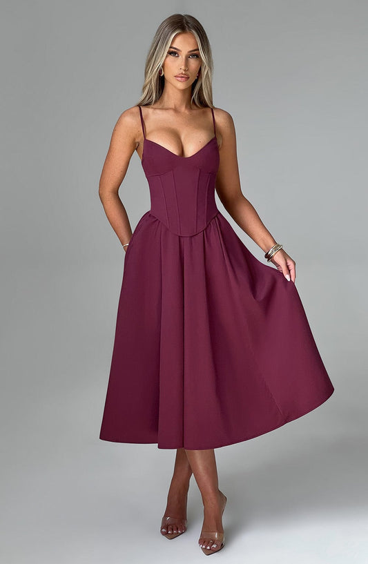 Midi Dress Mariella - Juicy Cherry