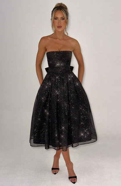 Midi Dress Marisa - Eclat Noir