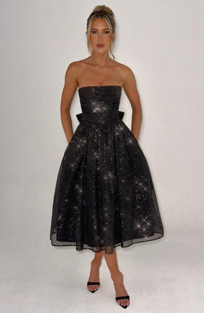 Midi Dress Marisa - Eclat Noir