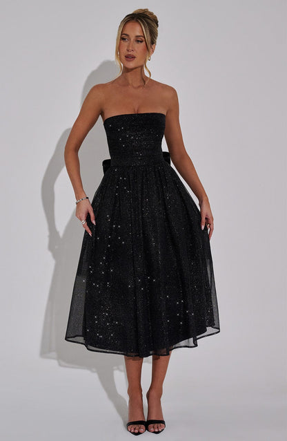 Midi Dress Marisa - Eclat Noir