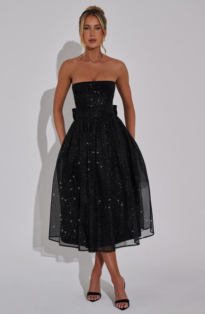 Midi Dress Marisa - Eclat Noir