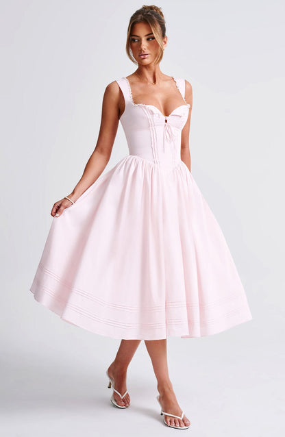 Marlena Midi Dress - Pink