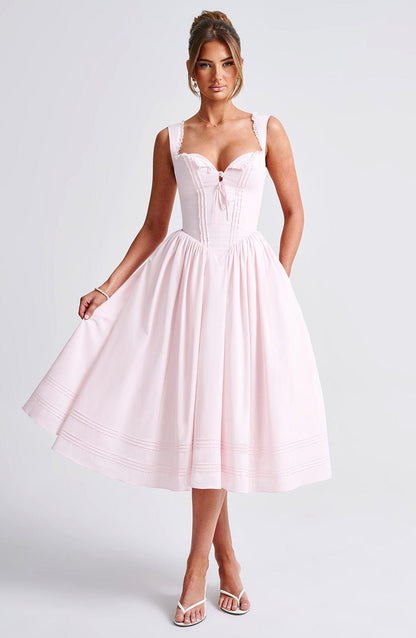 Marlena Midi Dress - Pink