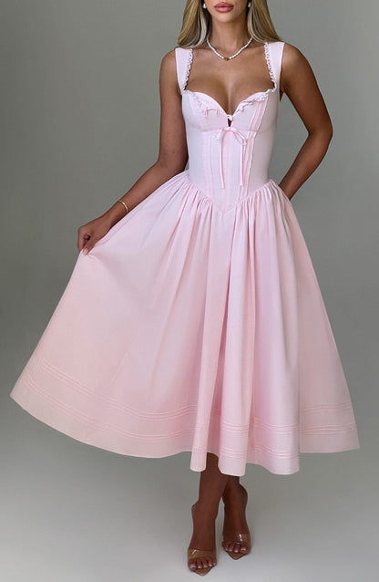 Marlena Midi Dress - Pink