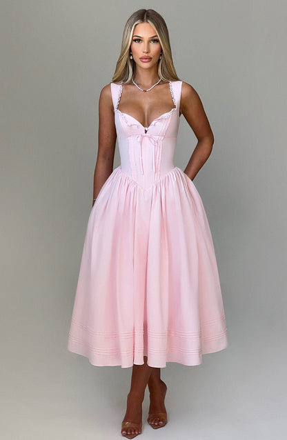 Marlena Midi Dress - Pink