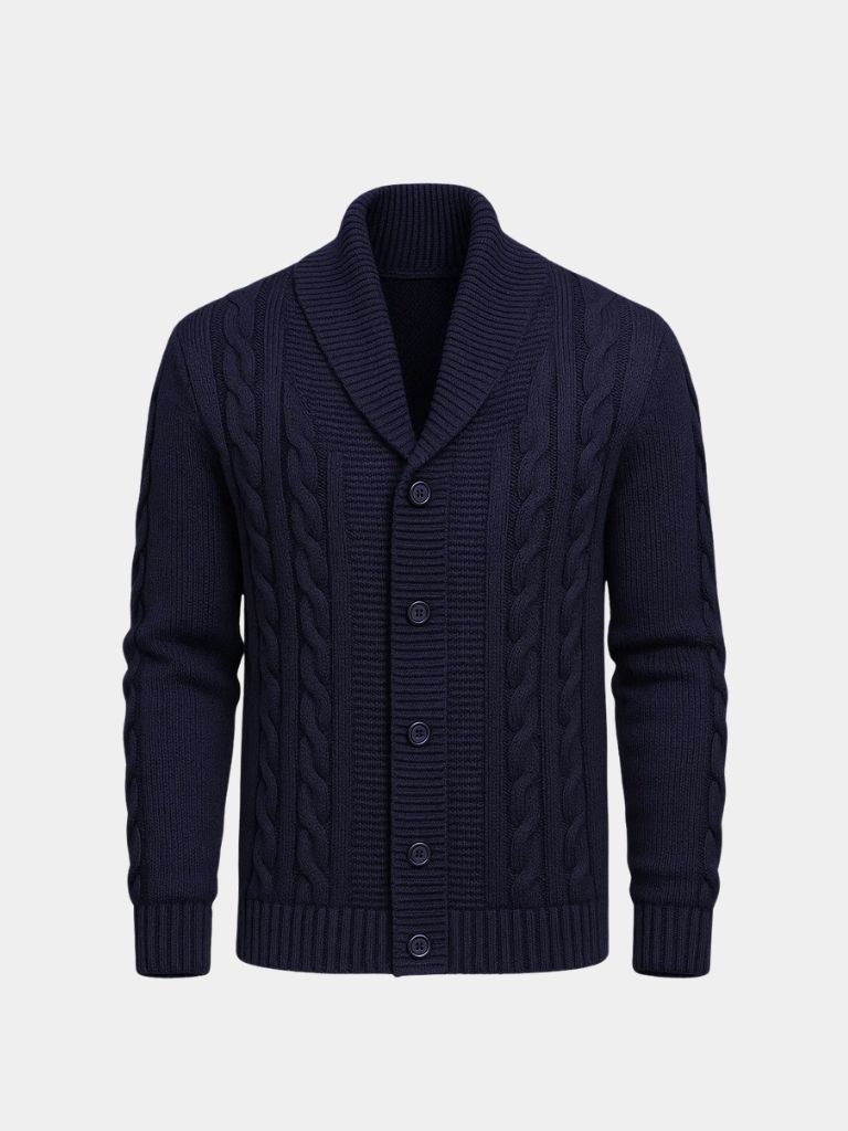 Men's Elegant Knitted Cardigan