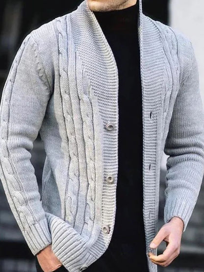 Men's Elegant Knitted Cardigan