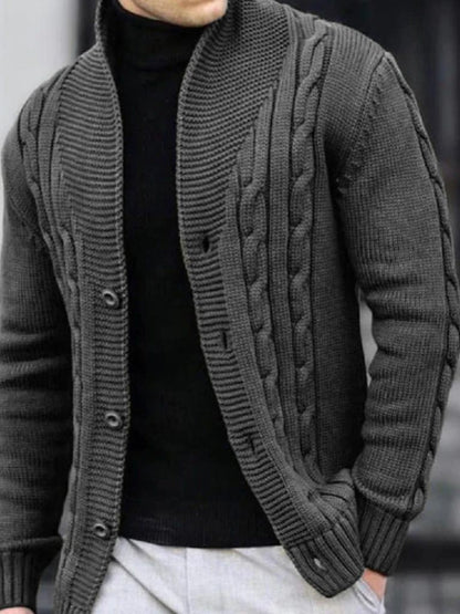 Men's Elegant Knitted Cardigan