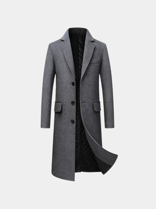 Men's Wool Trench Coat