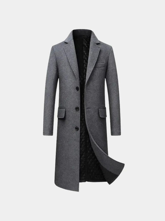 Men's Wool Trench Coat