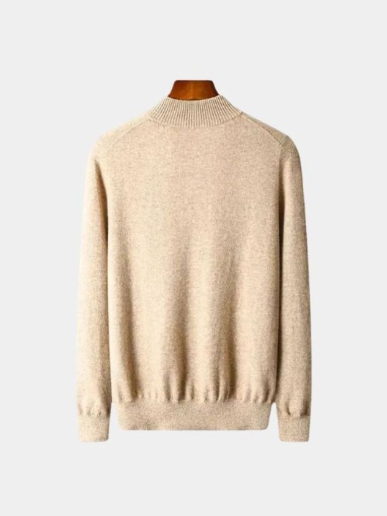 Merino Sweater with Half-Zip