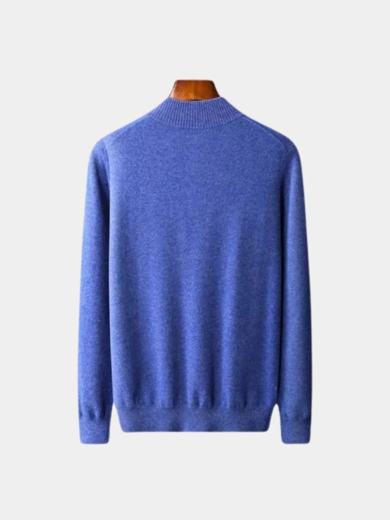 Merino Sweater with Half-Zip