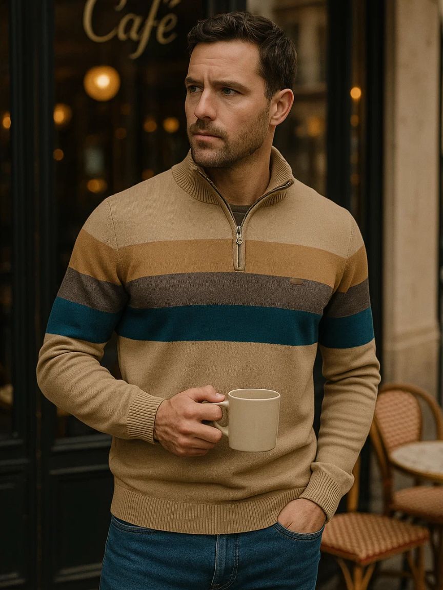 Minimalist High Neck Sweater