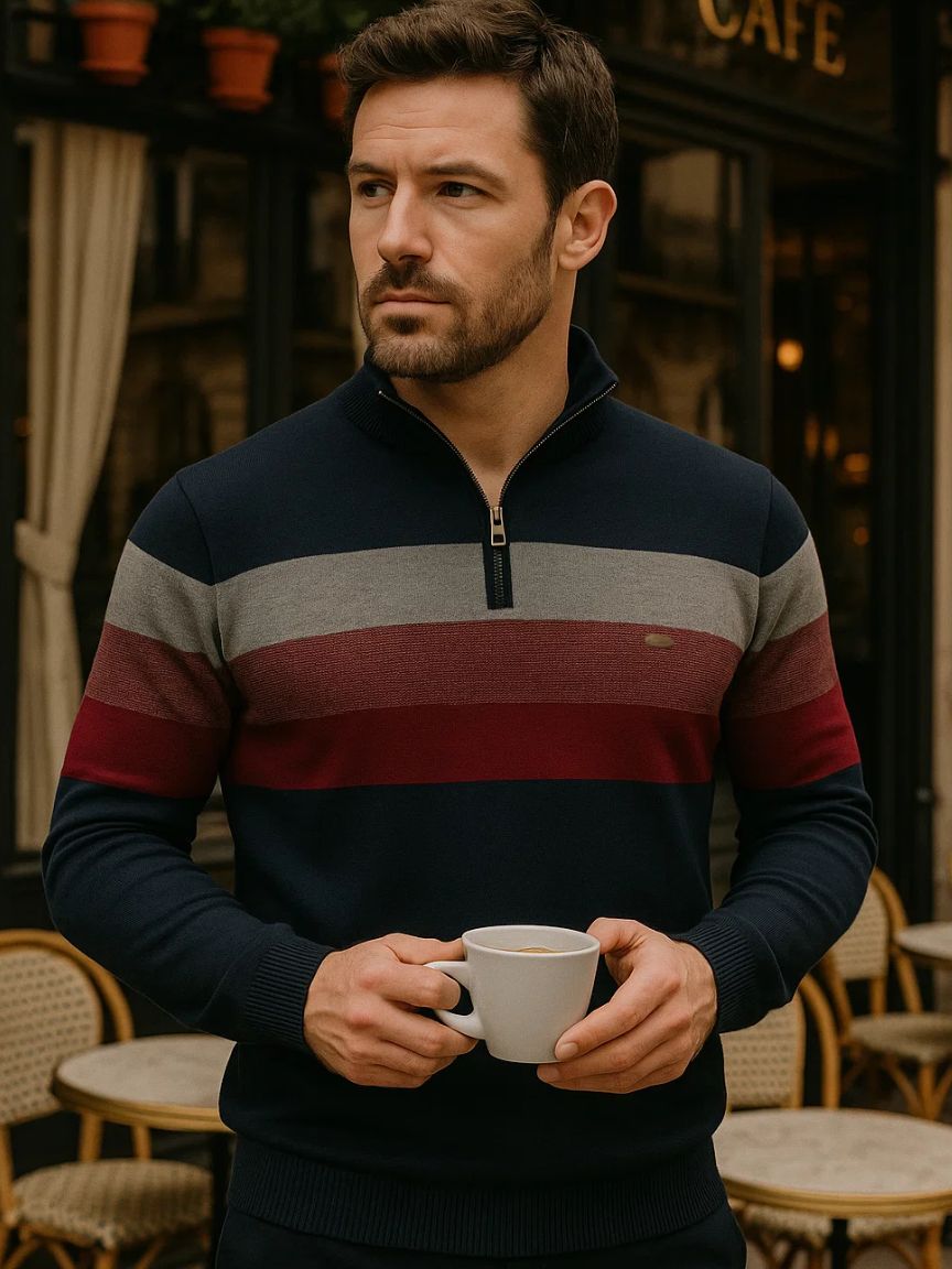 Minimalist High Neck Sweater