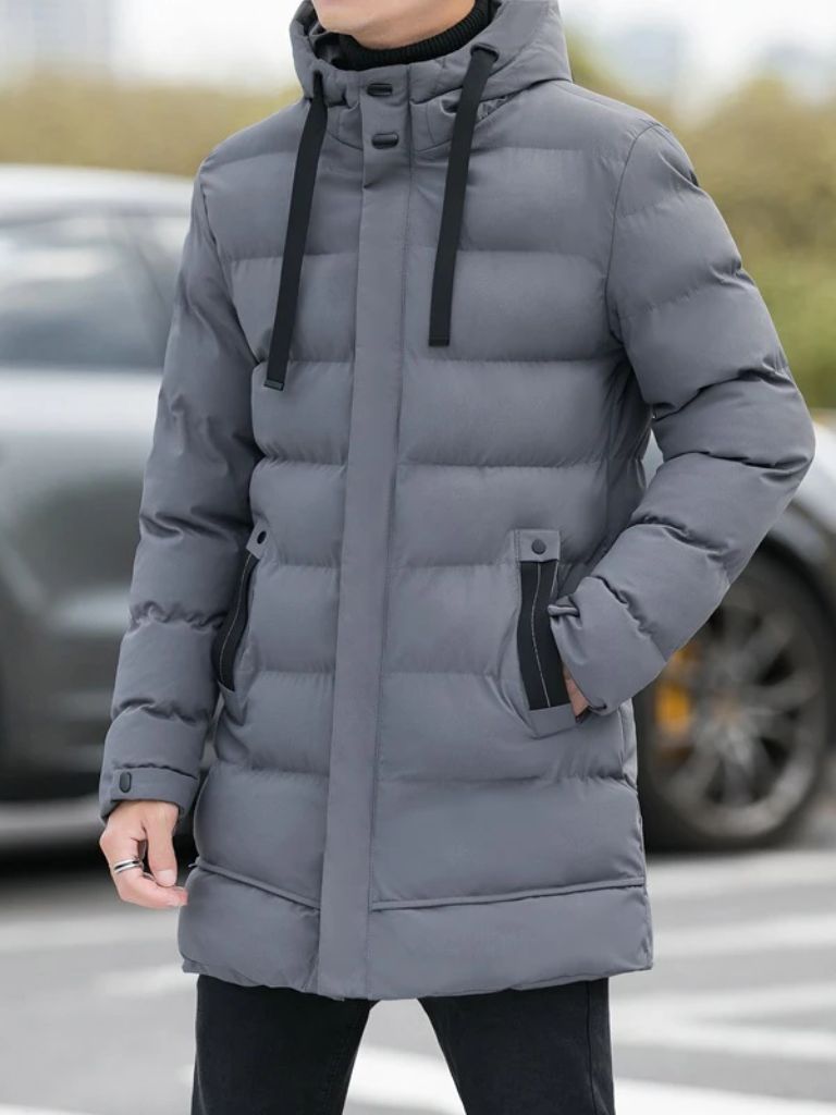 Minimalist Long Down Jacket