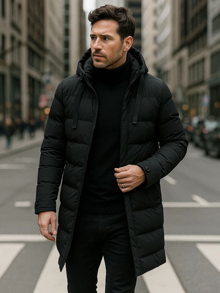 Minimalist Long Down Jacket