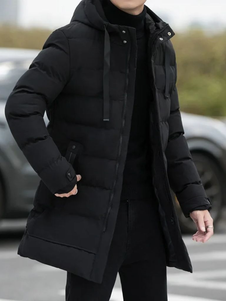 Minimalist Long Down Jacket