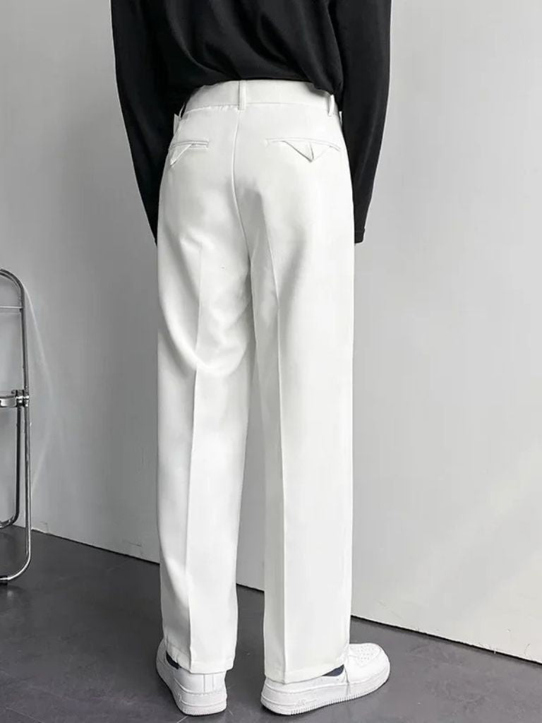 Minimalist Old Money Style Trousers