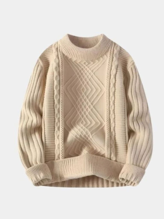 Textured Minimalist Sweater