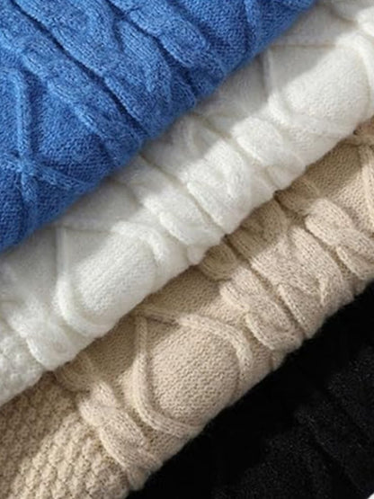 Textured Minimalist Sweater