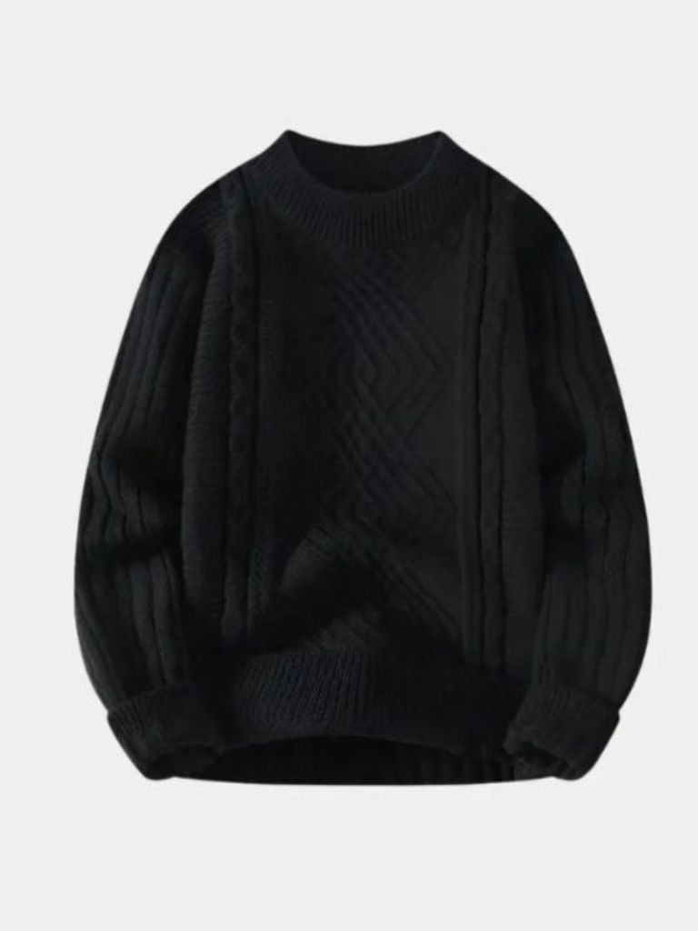 Textured Minimalist Sweater