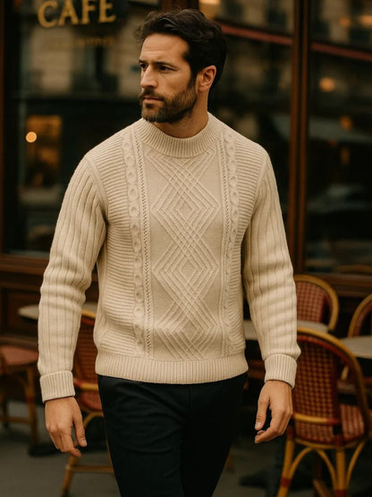 Textured Minimalist Sweater