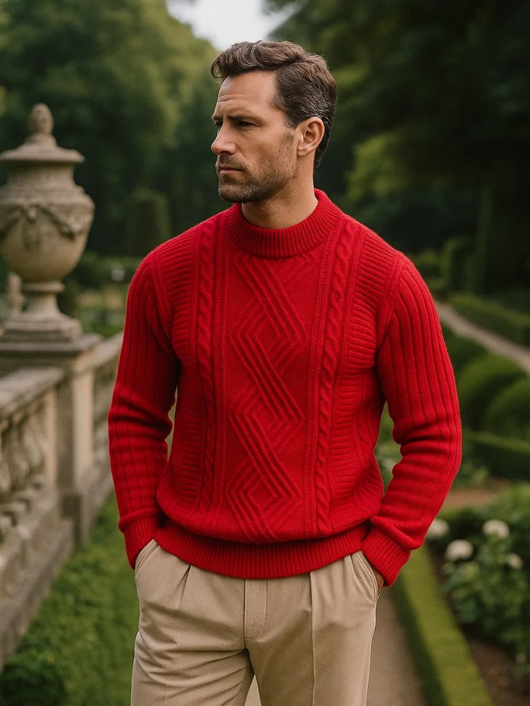 Textured Minimalist Sweater