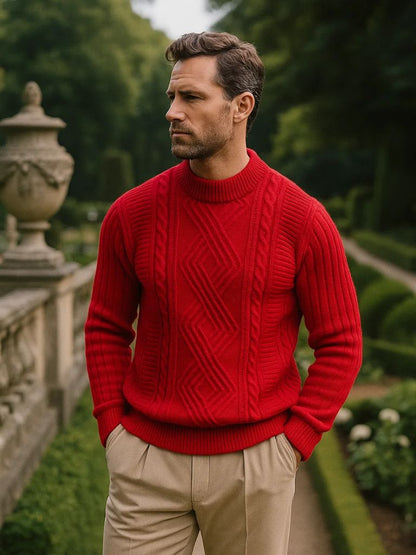 Textured Minimalist Sweater