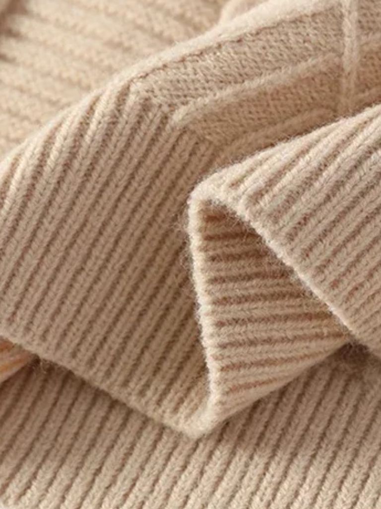 Textured Minimalist Sweater