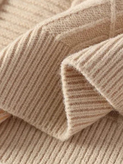 Textured Minimalist Sweater